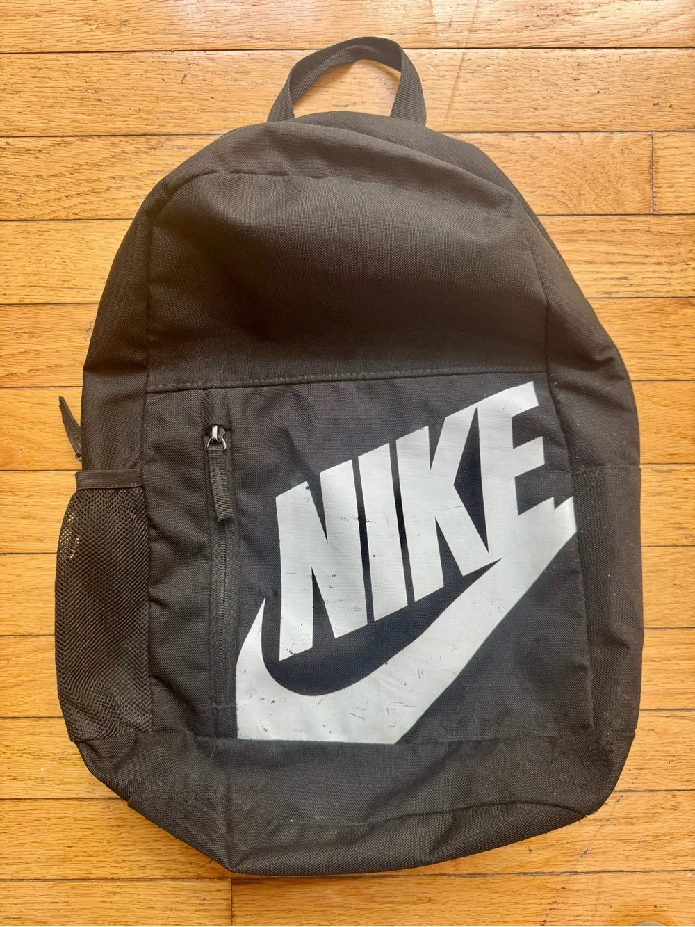 17” Nike Black Backpack with White NIKE Swoosh Logo